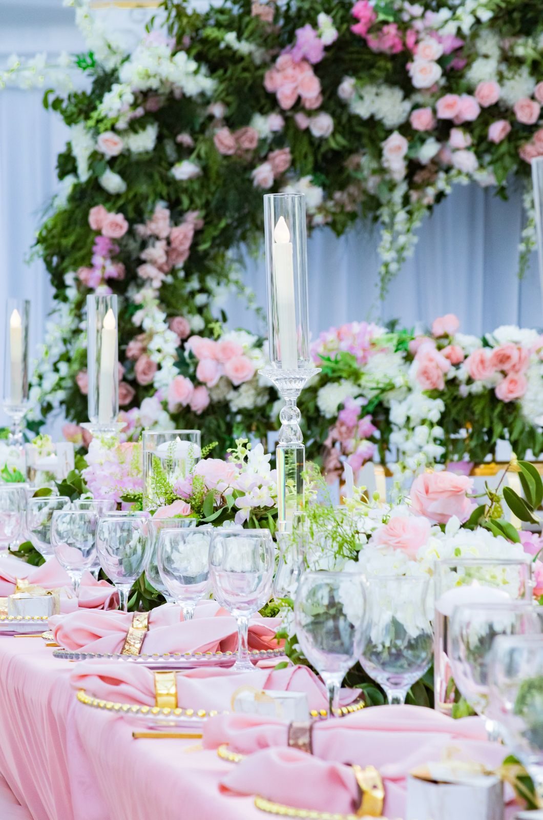 Luxury event tablescape