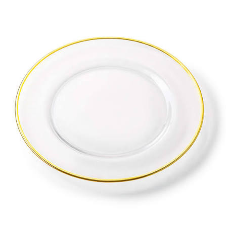 Gold Rim Charger Plate rental — Event Hub Jamaica