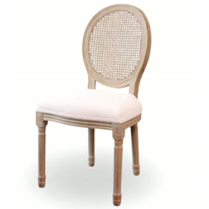 Louis Rattan Dining Chair rental — Event Hub Jamaica