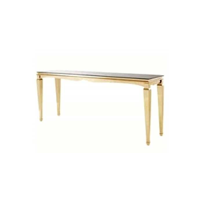 Gold Long Cocktail Table rental