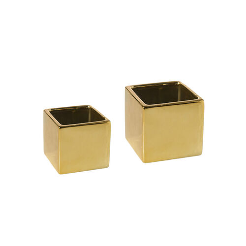 Gold Flower Vase rental — Event Hub Jamaica