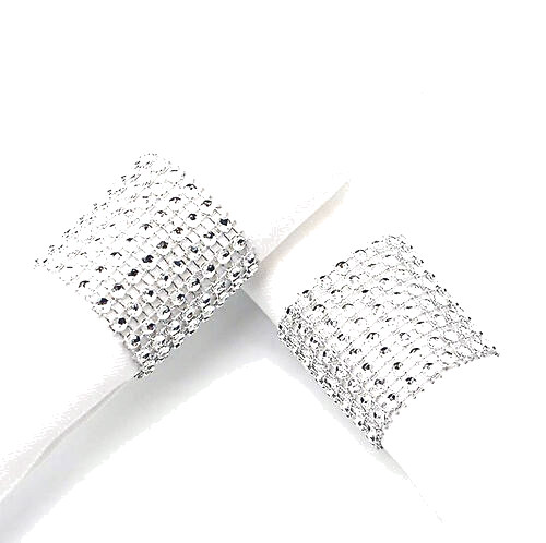 Silver Sequin Napkin Ring rental — Event Hub Jamaica