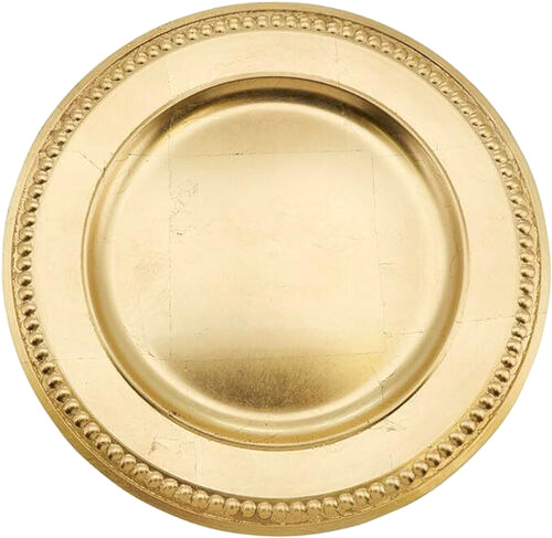 Gold Beaded Charger Plate rental — Event Hub Jamaica