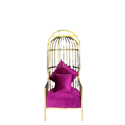 Gold Cage Chair view 2