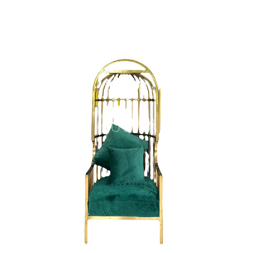Gold Cage Chair view 3